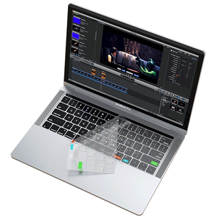 苹果电脑M514寸macbook键盘膜macbook Air13透明键盘膜macbookpro16 M4硅胶全覆盖M3快捷键Mac保护膜