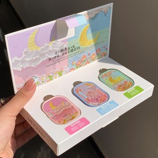 被他们以为巨贵的礼物啊!固体香膏礼盒套装古风清新小众礼品盒