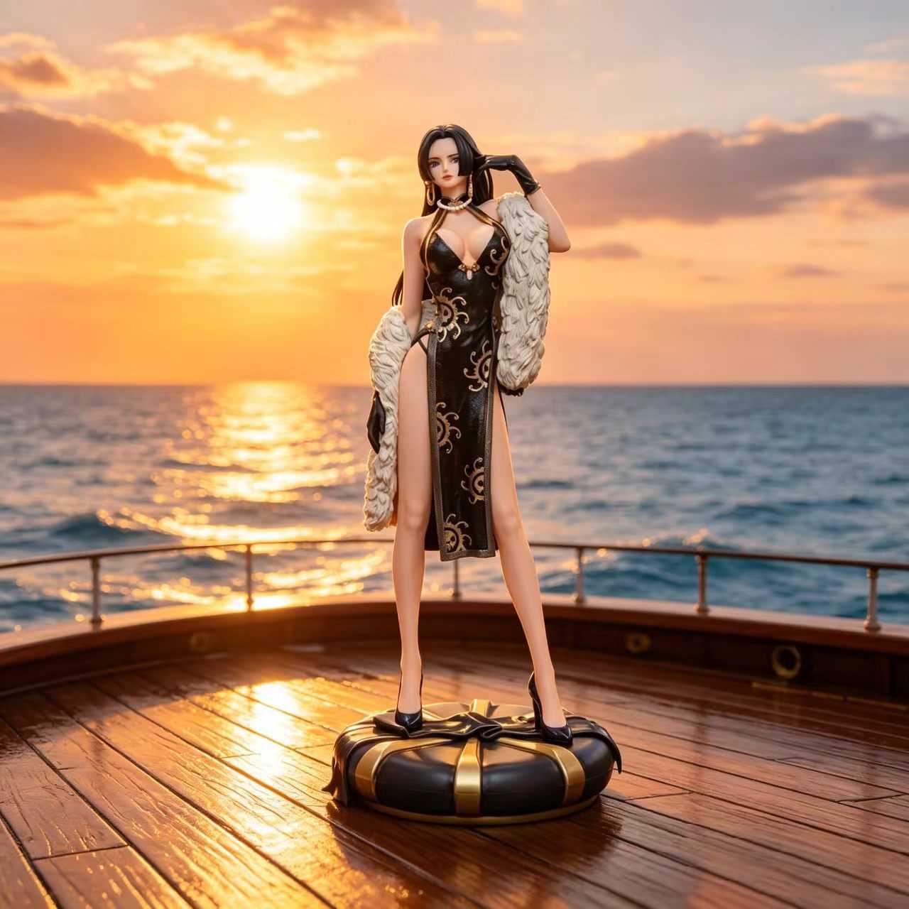 海贼王女帝旗袍GK手办现货