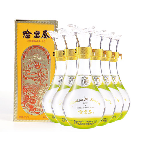爵封42度新疆6瓶300ml蒸馏酒
