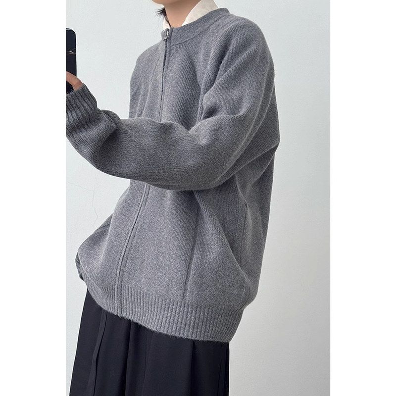 短反开衫林弯弯美拉德男女宽松