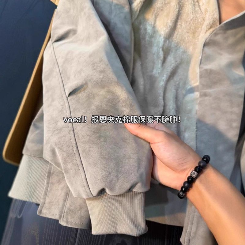 短反服棉衣美式棉服外套加厚保暖