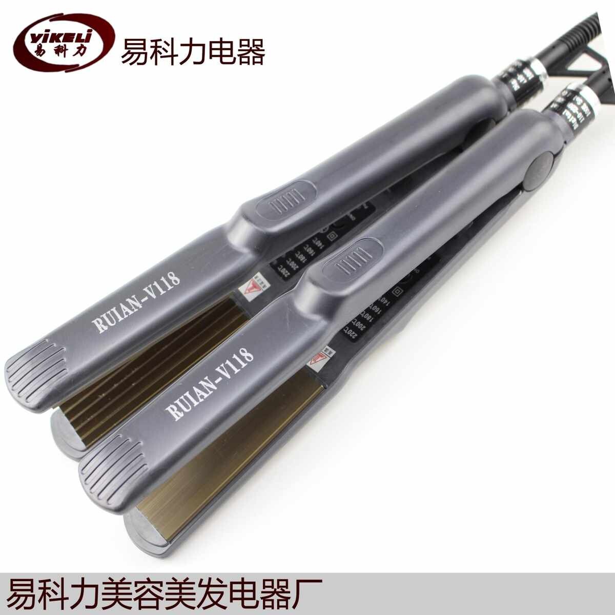 拉板直发器家用定型直卷两用陶瓷烫发内扣玉米烫卷发蓬松拉直夹板