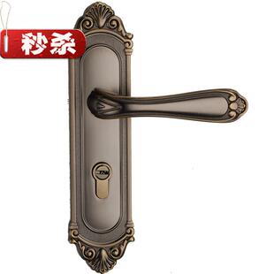 锁具间卫室内简约z新品 房间门锁生家用门通用型静音卧室门锁欧式