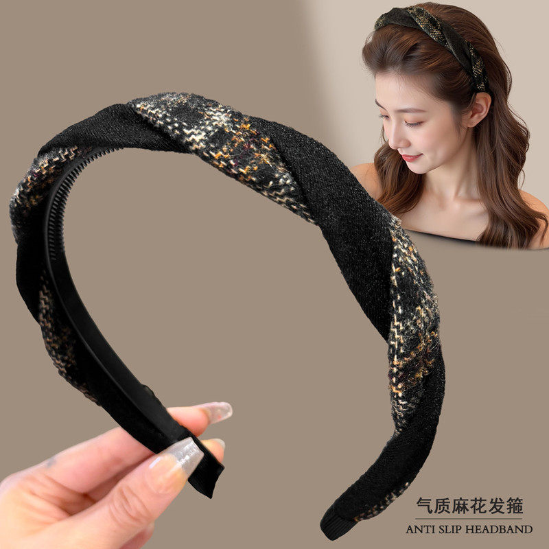 美拉德细边高颅顶发箍女款高级感洋气时尚显脸小减龄头箍洗脸发卡