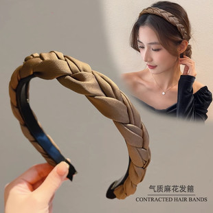 高颅顶头箍秋冬洗脸发箍女款 简约高级感防滑宽边发卡头饰 2025新款