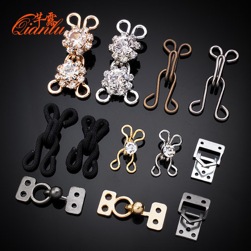 高档水貂皮草大衣隐形金属纽扣