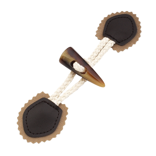 树脂牛角纽扣高档女毛衣羊绒大衣皮草羊羔毛外套对扣百搭扣子配件