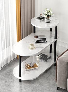沙发边柜侧边柜小桌子茶几现代轻奢高级感床头置物架边几角几边桌