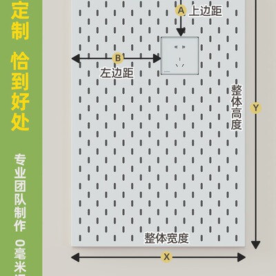 金属洞洞板置物架极鹤装饰收纳墙配件不锈钢免打孔展示架磁吸花架