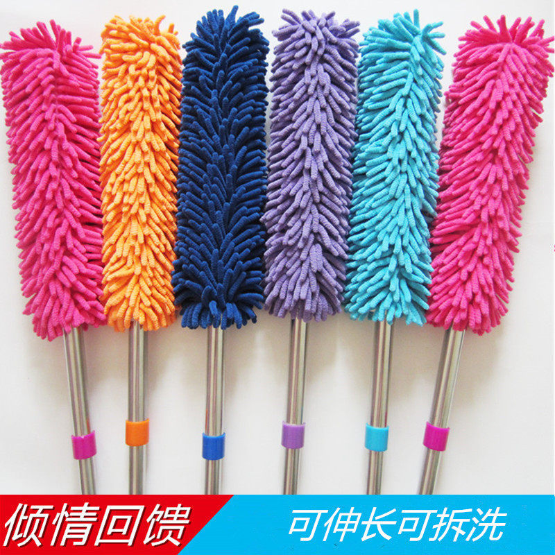 鸡毛掸子除尘家用可伸缩禅子打扫卫生工具扫灰毯子大扫除陵星