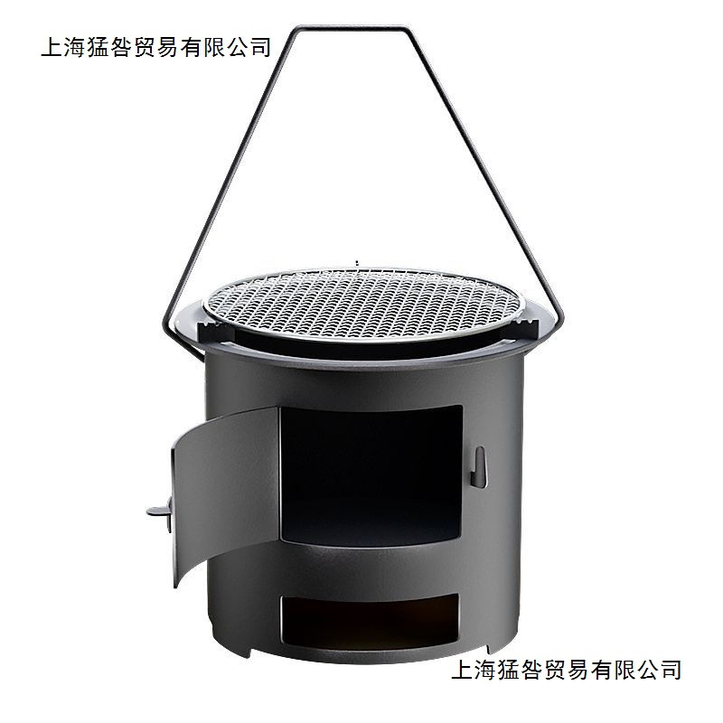 新款便携炉子火炉围炉煮茶取暖农村烧烤多功能柴火炉灶户外烧木炭