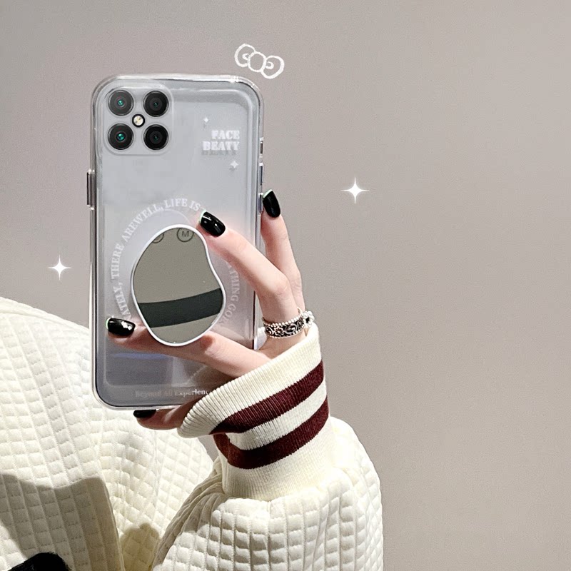 play4t椭圆5t活力版镜子4tpro带镜面4t补妆镜4por支架3简约小清新透明