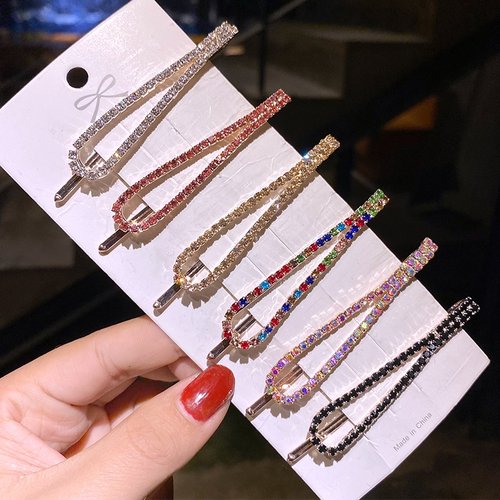 韩版发夹头饰水钻刘海