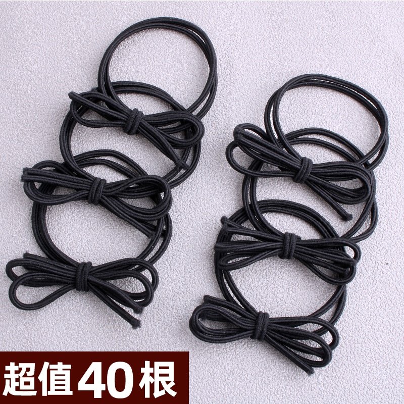 高弹力蝴蝶结扎头绳女网红韩国黑色简约橡皮筋发圈皮套发绳头饰品,饰品/流行首饰/时尚饰品新,发饰,淘宝优惠券,粉丝福利购,淘宝优惠卷