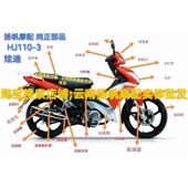 适用全车外壳 3挡风板面板挡风板车体护板大灯壳 套件炫迪HJ110