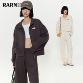 RARN热爱如你秋款 立领休闲拉链卫衣长裤 套装