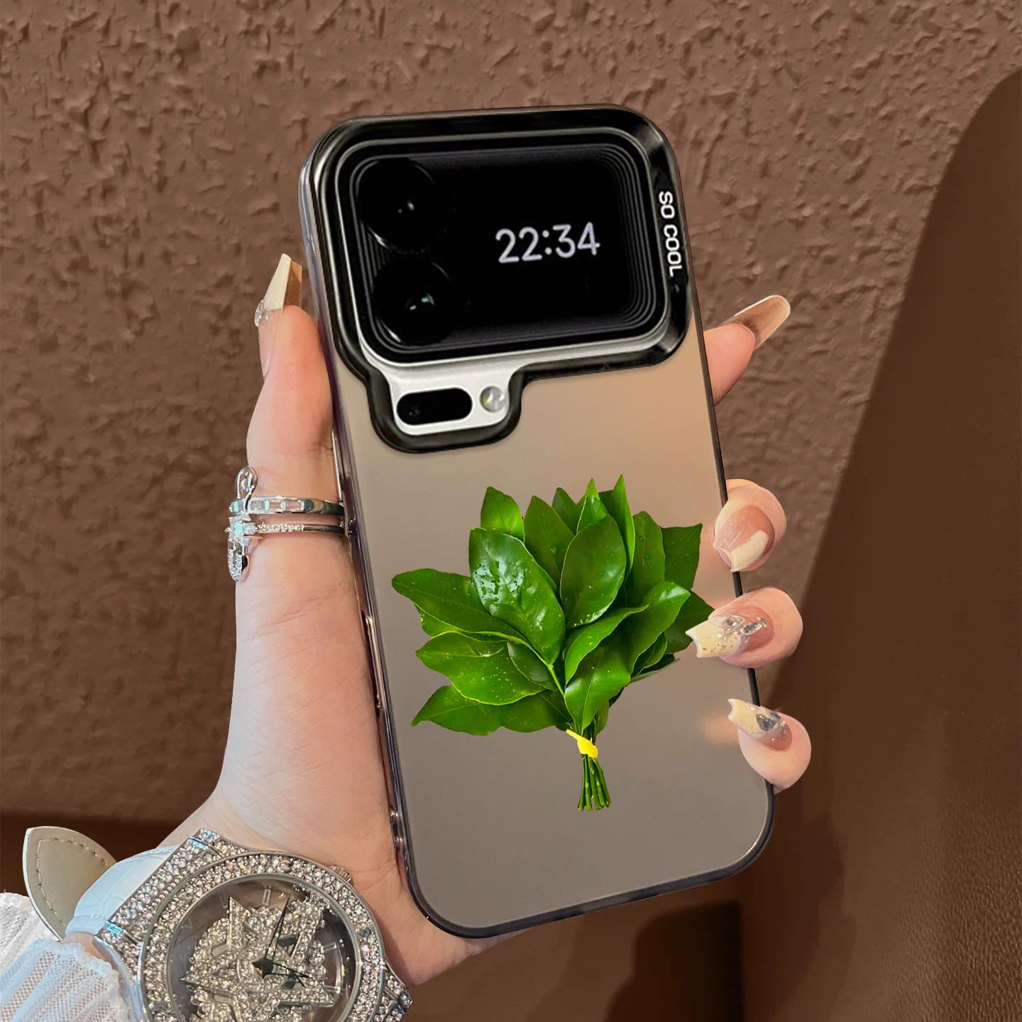 适用于小米17promax手机壳简约一把柚子叶彩银高级感12spro外全包11个性创意新款男女生13pro套14/15ultra至