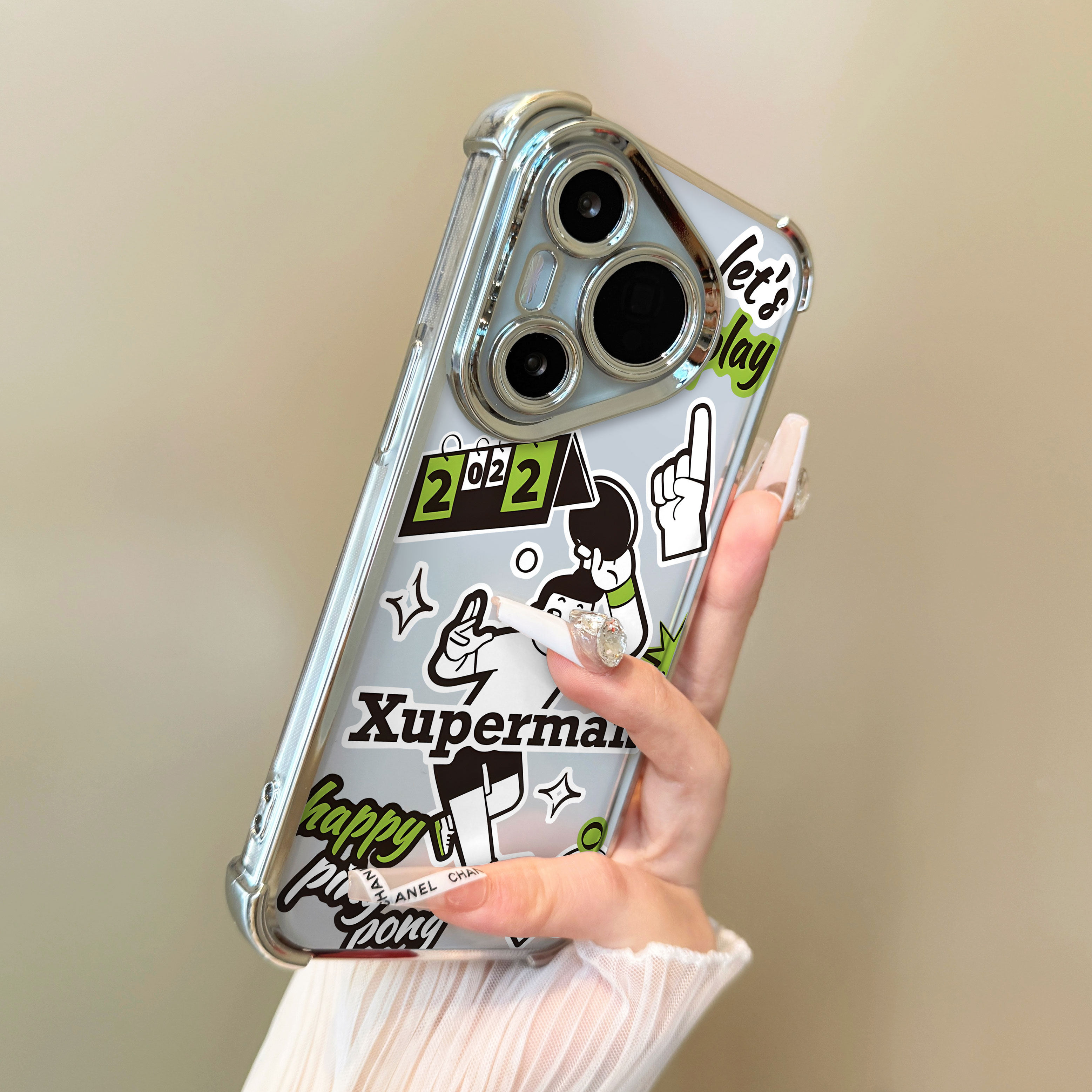 适用于华为pura70pro十手机壳乒乓球海报四角防摔支架p60简约p40+新款p50e套防摔p30男女生p70ultra