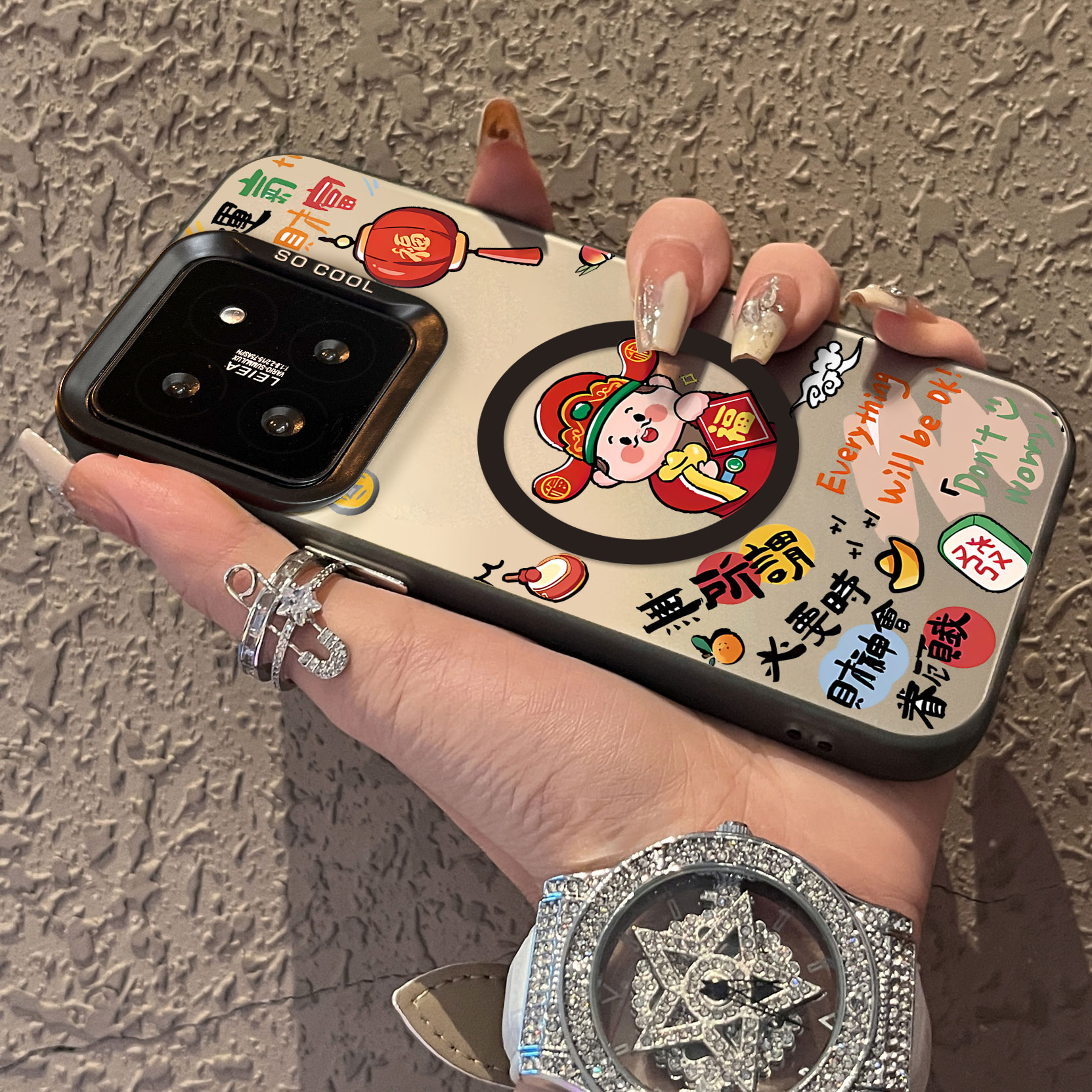 适用于彩银小米手机壳简约