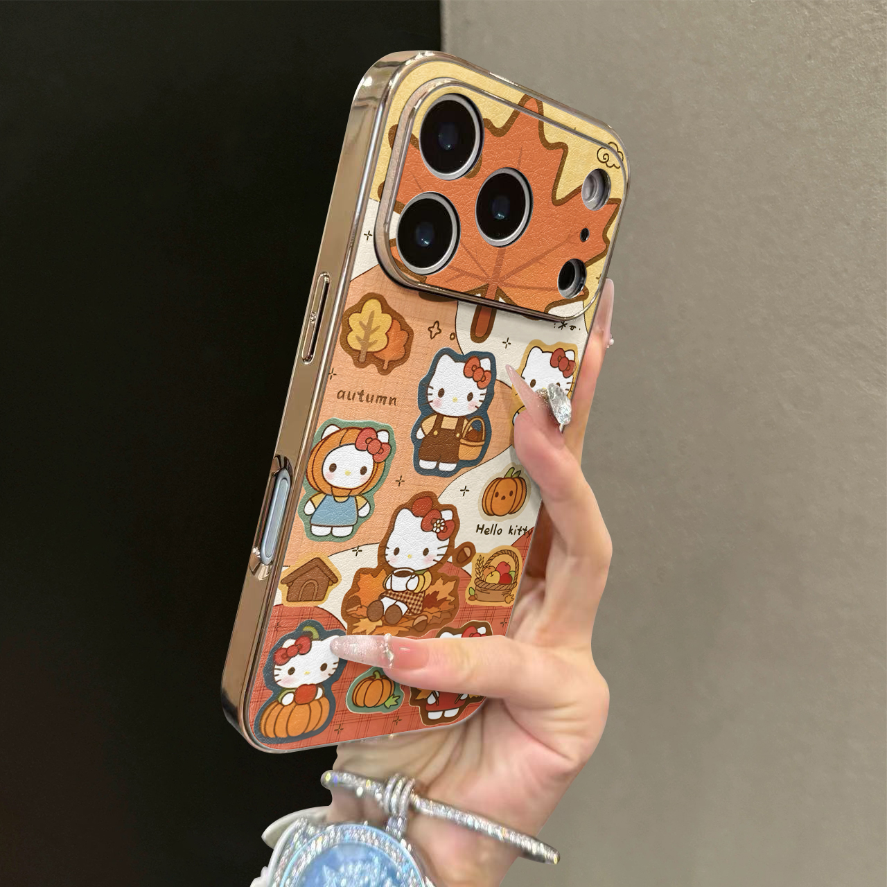 适用于苹果17promax手机壳JD枫叶猫咪16e大视窗iphone12/13套全包17air支架15新款防摔男女外14plus