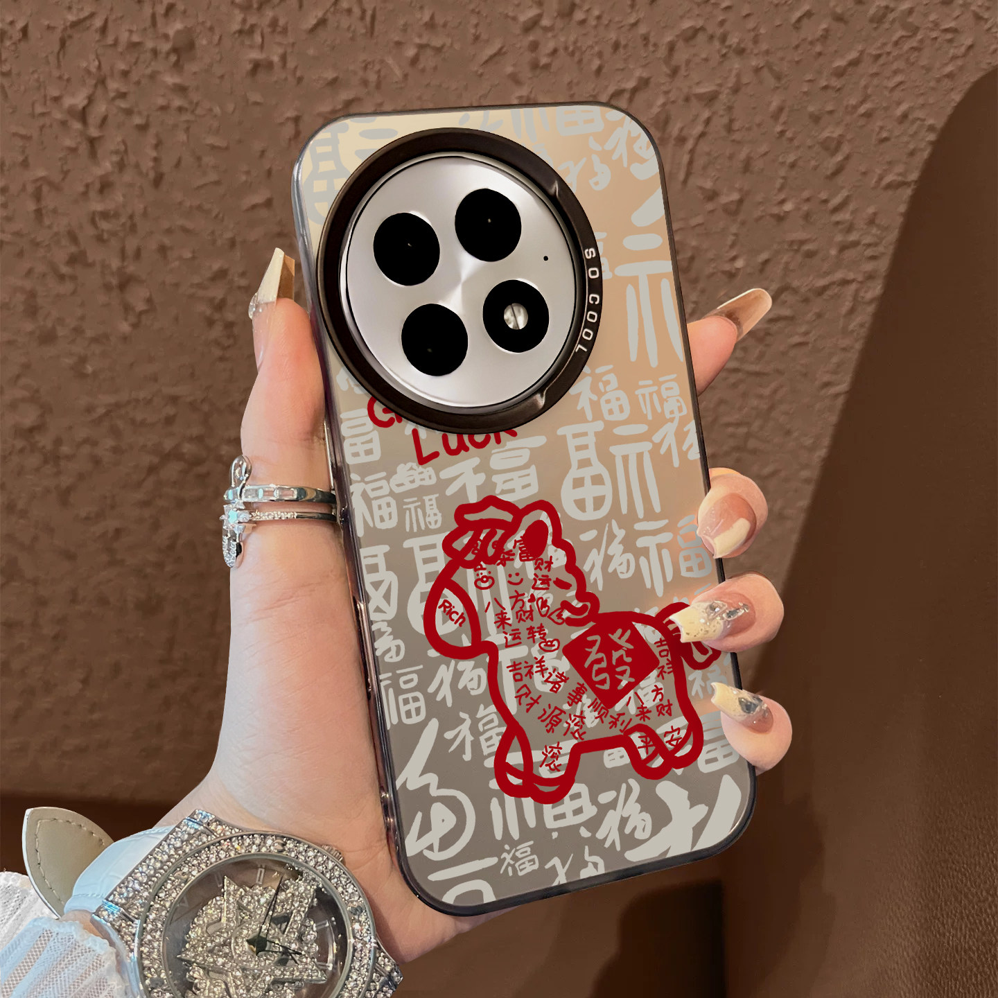 适用于一加15手机壳福红小马年支架彩银新品12简约男女款11全包oppo1+ace2pro防摔保护套高级感1加13,3C数码配件,手机保护套/壳,淘宝优惠券,粉丝福利购,淘宝优惠卷