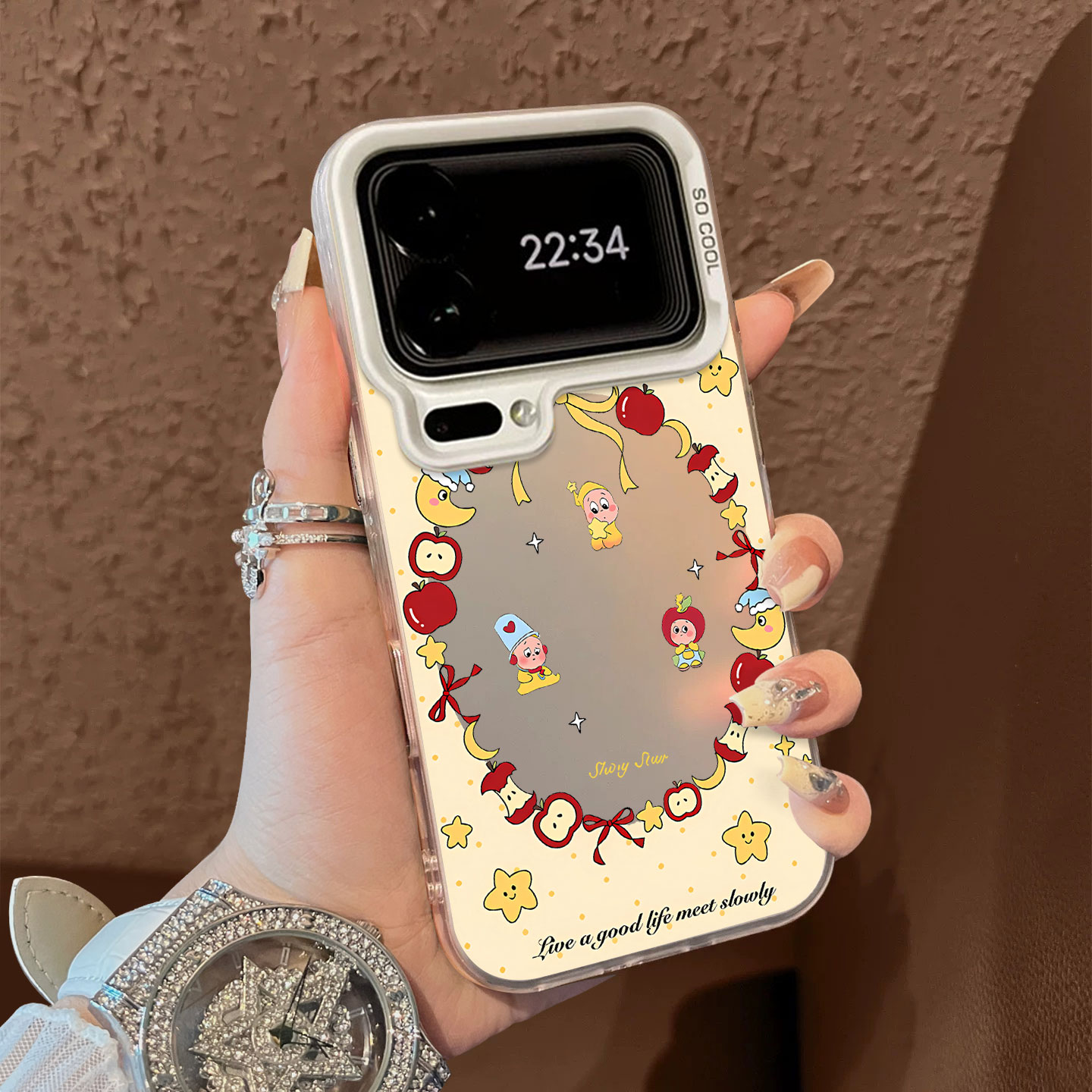 适用于小米17promax手机壳简约一圈苹果星星人彩银高级感12spro外全包11个性创意新款男女13套14/15ultra至尊