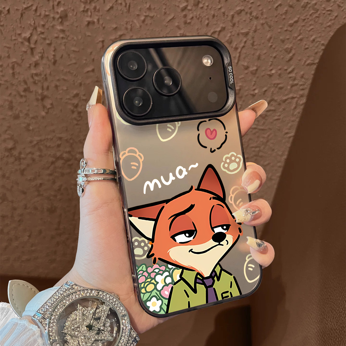 适用于苹果17promax手机壳送花红狐狸16e支架高级感15/13彩银12套新品xr防摔xs男女款17air保护套iPhone14