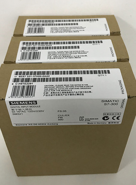 原装西门子PLCS7-300数字量SM322模块6ES7322-1FH00-0AA0实单优惠