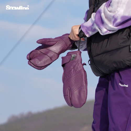 全羊皮防水透气保温耐磨真皮手套