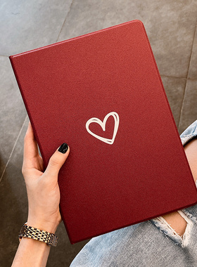 简约新款ipad2024版保护套10.2寸mini5平板2019电脑11适用2018苹果air6潮牌pro硅胶6带笔槽第10迷你4壳9.7红