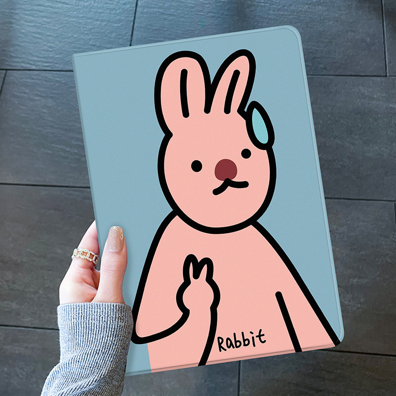 ipadmini6保护套苹果air5壳pro11平板10.9带笔槽迷你4书本3支架air5电脑硅胶新款第五六七八九代20英寸适用