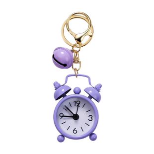 超逗熊迷你小闹钟汽车钥匙扣情侣包包可爱创意精致饰品挂件钥匙链