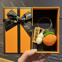 [Хорошие вещи] Стальное кольцо-оранжевое хулу+арахис-оранжевая подарочная коробка