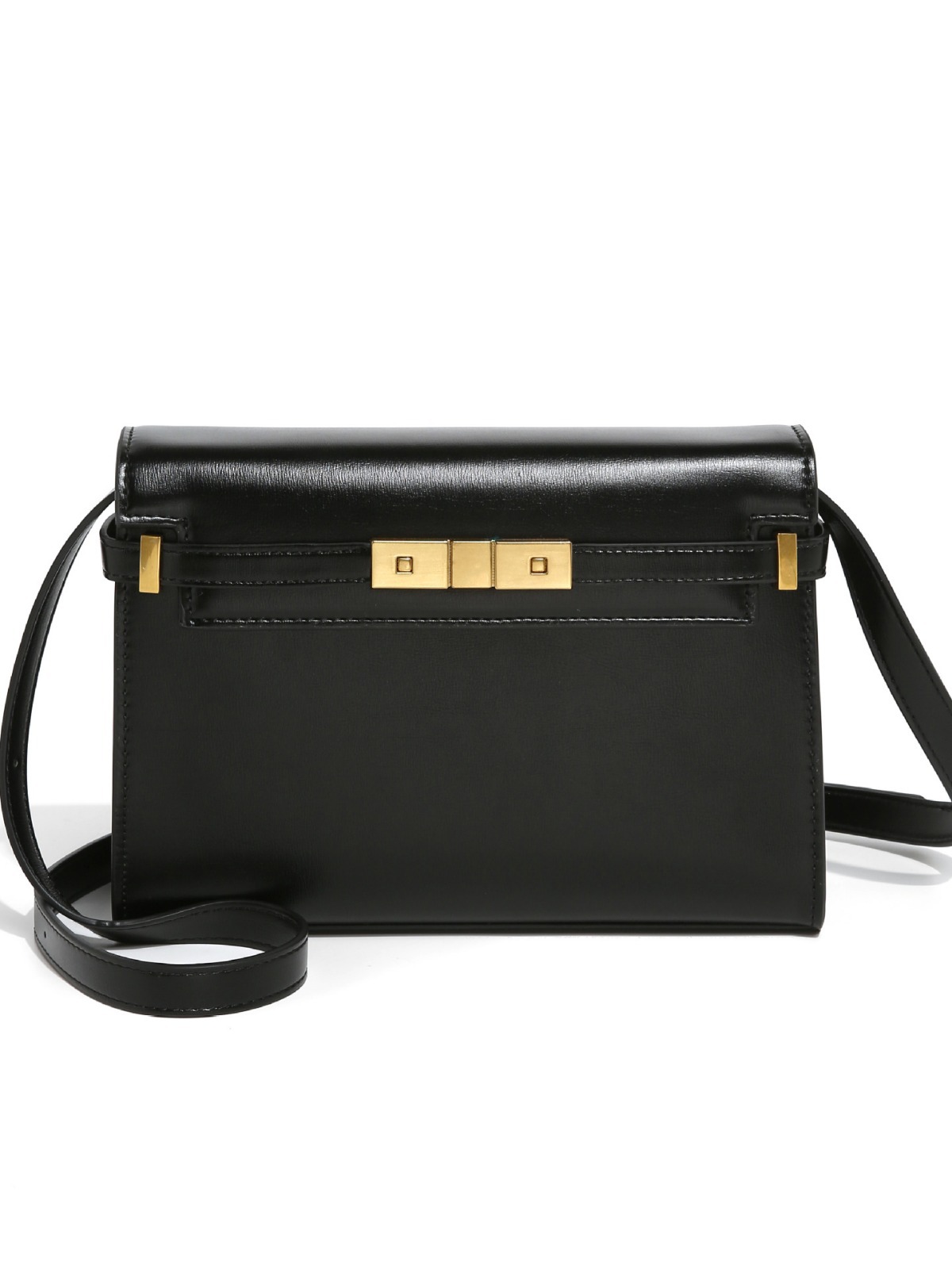 高级感通勤高质感曼哈顿女包大容量邮差包凯利包单肩斜挎包包女