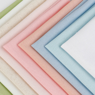 纯棉纯色拼布小布头手工布艺娃衣玩偶全棉碎布彩色红黑白布料