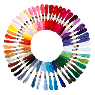 十字绣线绣线配线补线缺线少线零卖 手工diy刺绣绣线衣服diy棉线