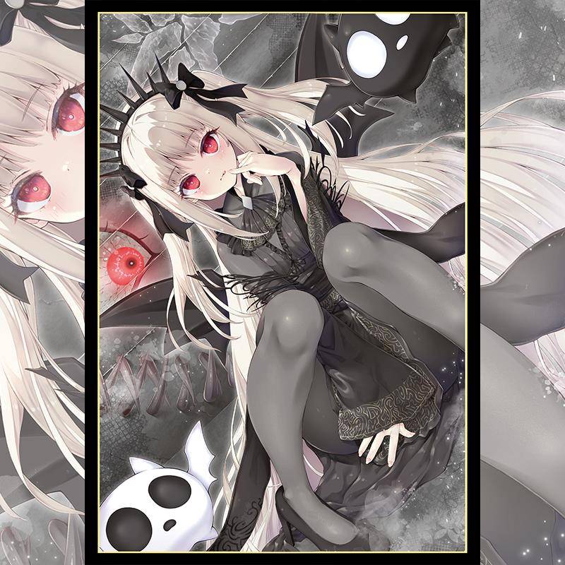 阿宝阿库闪光卡套游戏王专用官套尺寸卡牌保护套diy妹套63*90mm