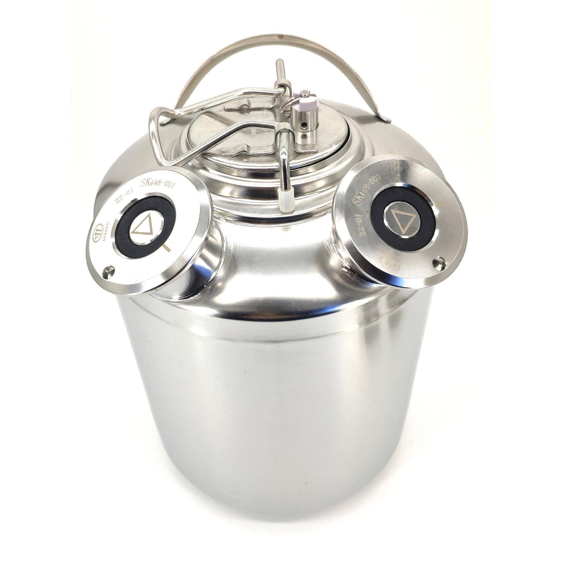 10L啤酒机清洗桶啤酒机管道啤酒壁管道啤酒清洗桶龙头清洗设备