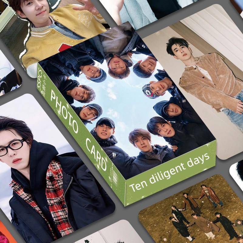 十个勤天小卡55张种地吧周边专辑小卡片三寸LOMO卡闪卡自印卡李昊