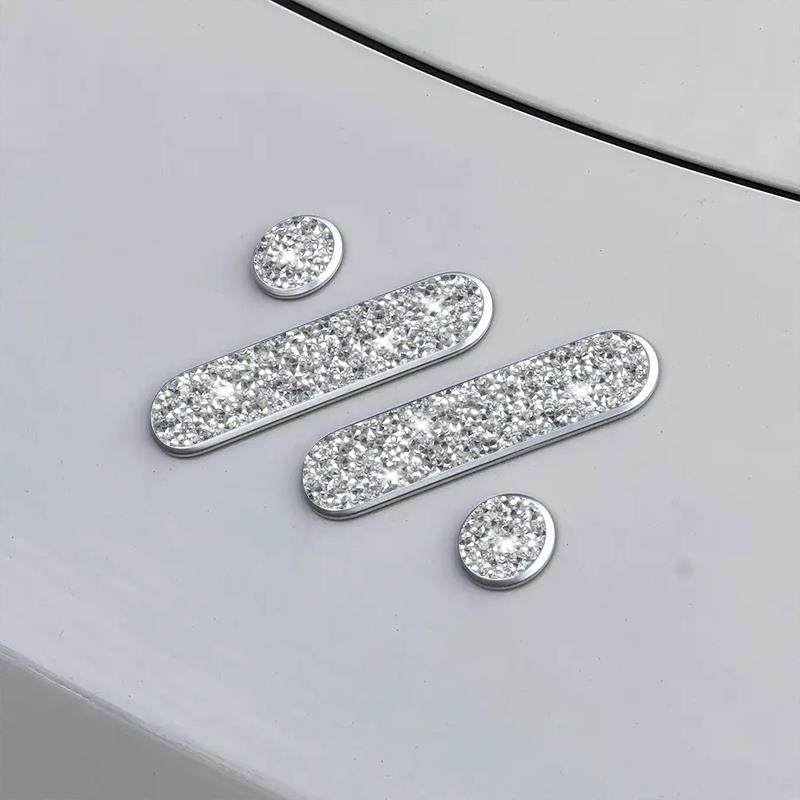 适用智己L7LS7LS6前后车标钻碎钻闪方向盘改装饰车贴智已个性贴纸