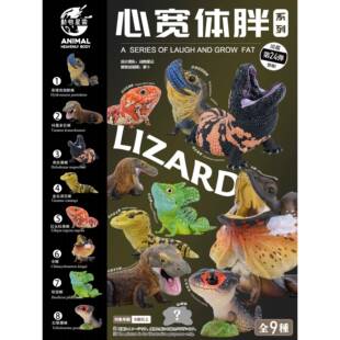 动物星云心宽体胖蜥蜴科莫多巨蜥伞蜥松果蜥菲律宾斑帆蜥手办模型