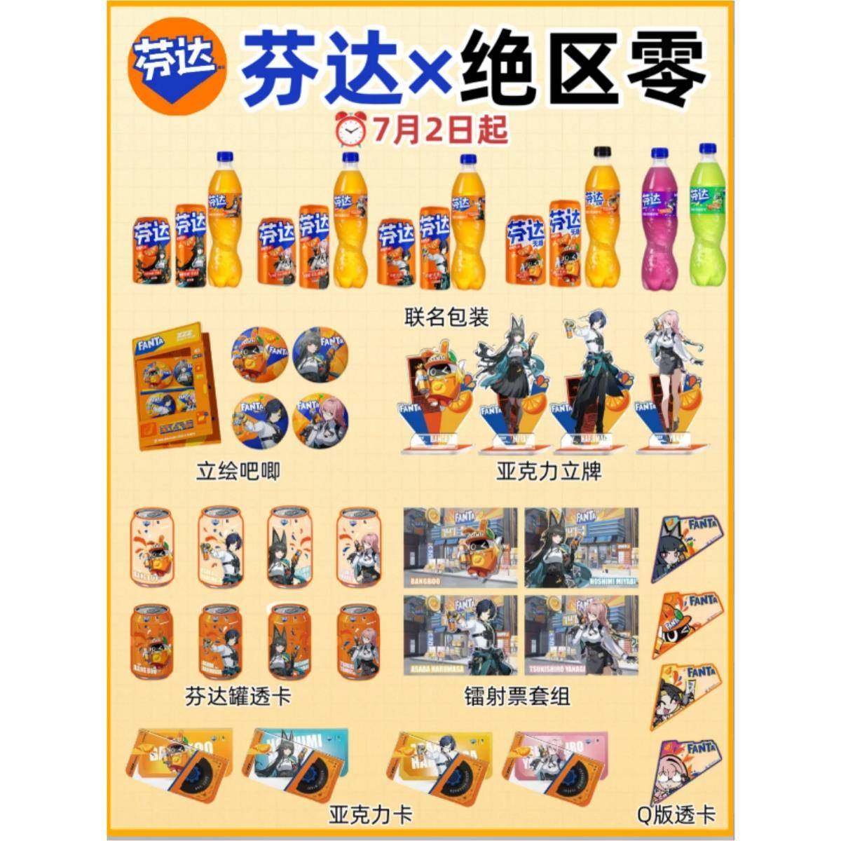 绝区零芬达联名星见雅浅羽悠真吧唧透卡立牌高颜值游戏周边收藏