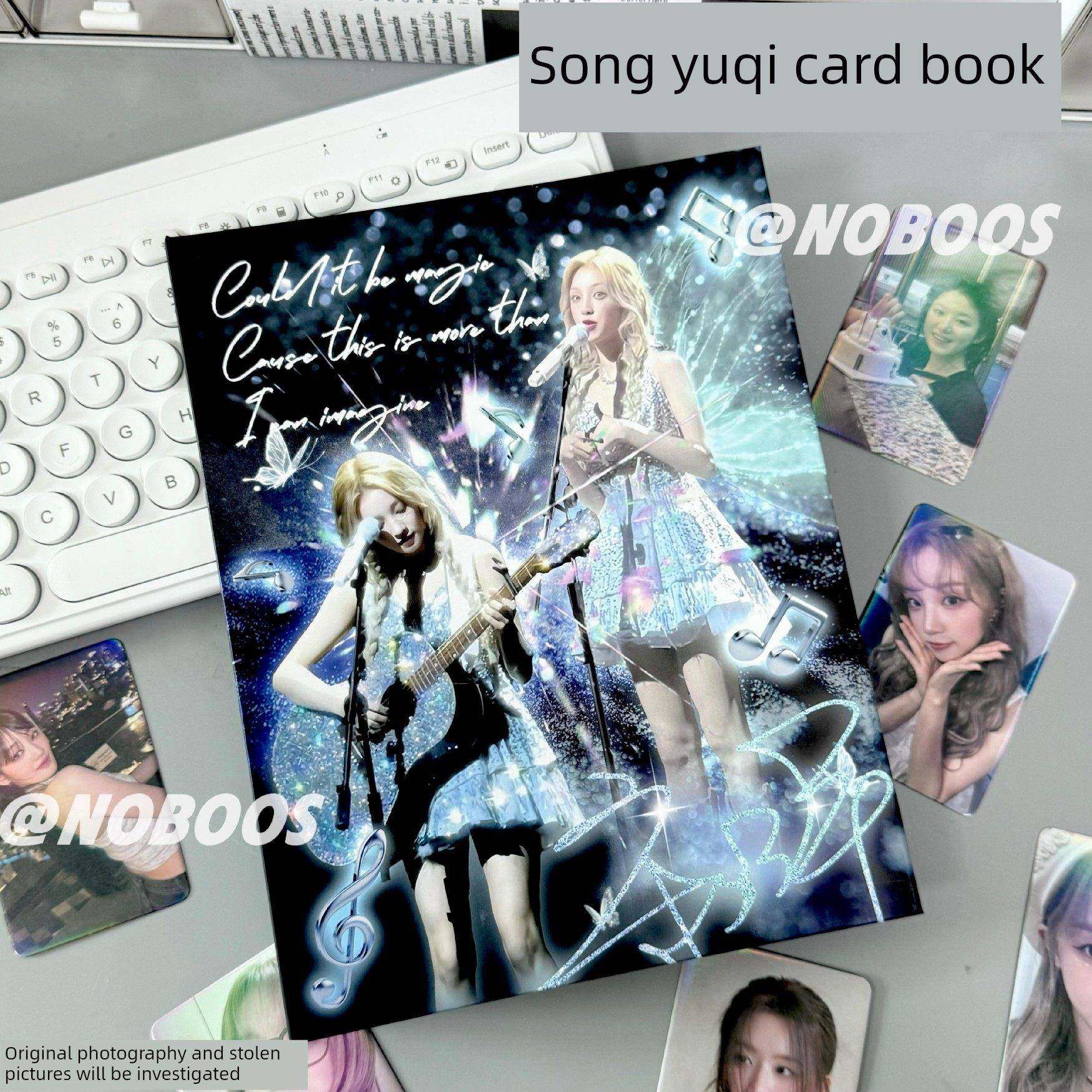 【原创现货】GIDLE女团宋雨琦卡册小卡3寸收纳册相册A5四宫格内页