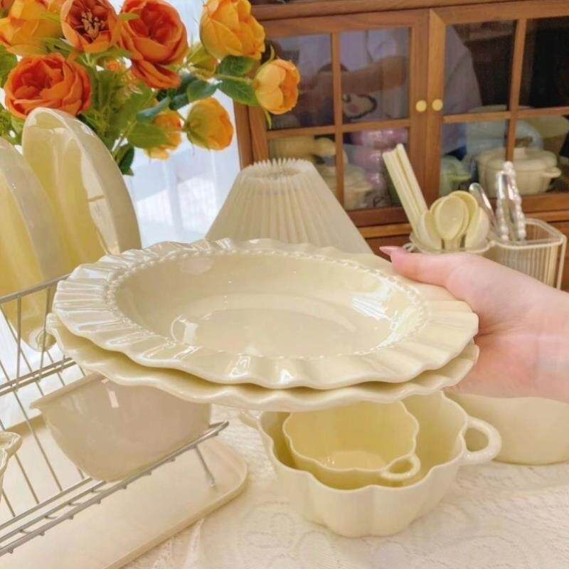 超好看盘子in风稀奇古怪的盘子超漂亮的水果盘子意大利面盘非陶瓷