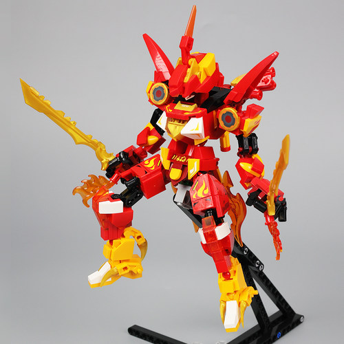 乐玩高积木新款moc机甲机器人系列8-12岁男孩拼装玩具男拼图模型