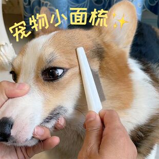 狗狗梳子猫咪嘴毛针梳清理神器宠物专用去跳蚤去浮毛眼角清洁排梳