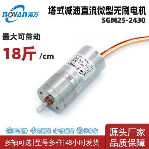 SGM25-2430无刷减速电机12V/24V