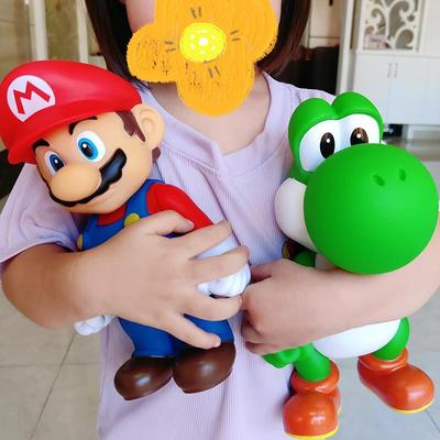 超级玛丽supermario大号可动马里奥路易耀西手办摆件公仔玩具玩偶