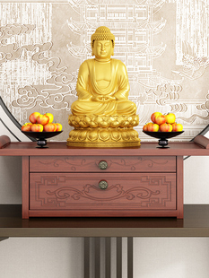 桌香箱家居小佛龛坛底座财神供奉桌桌佛柜储物架非实木